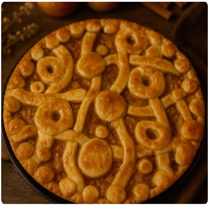 Apple pie - celý koláč
