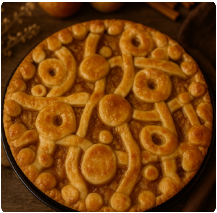 Apple pie - celý koláč